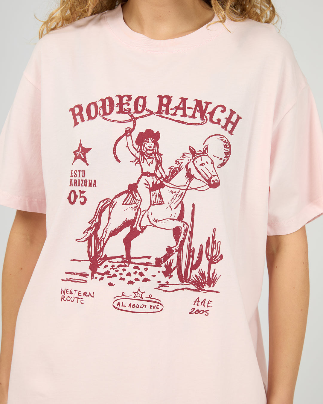 Ranch Relaxed Tee Pale Pink