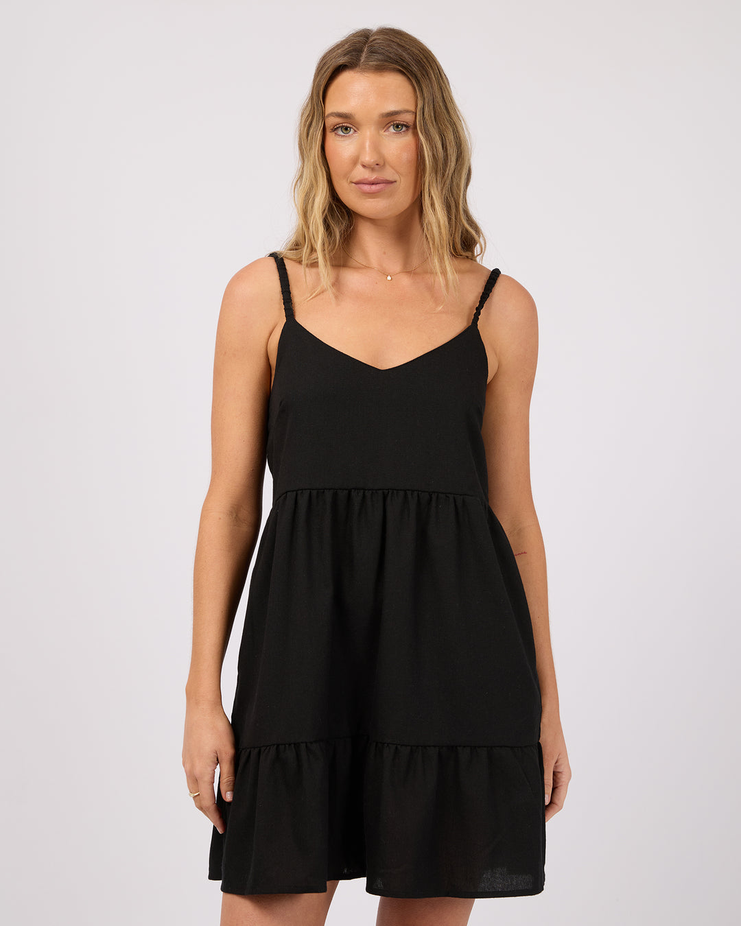Soleil Mini Dress Black