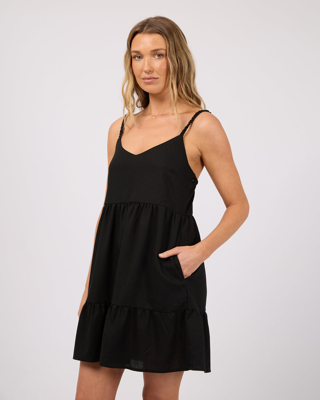 Soleil Mini Dress Black