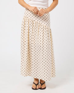 Imani Asym Skirt Vanilla