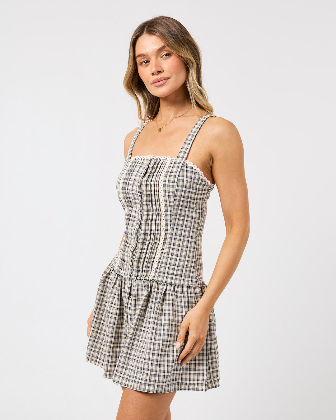 Tilda Mini Dress Check