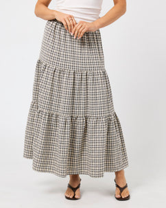 Tilda Maxi Skirt Check