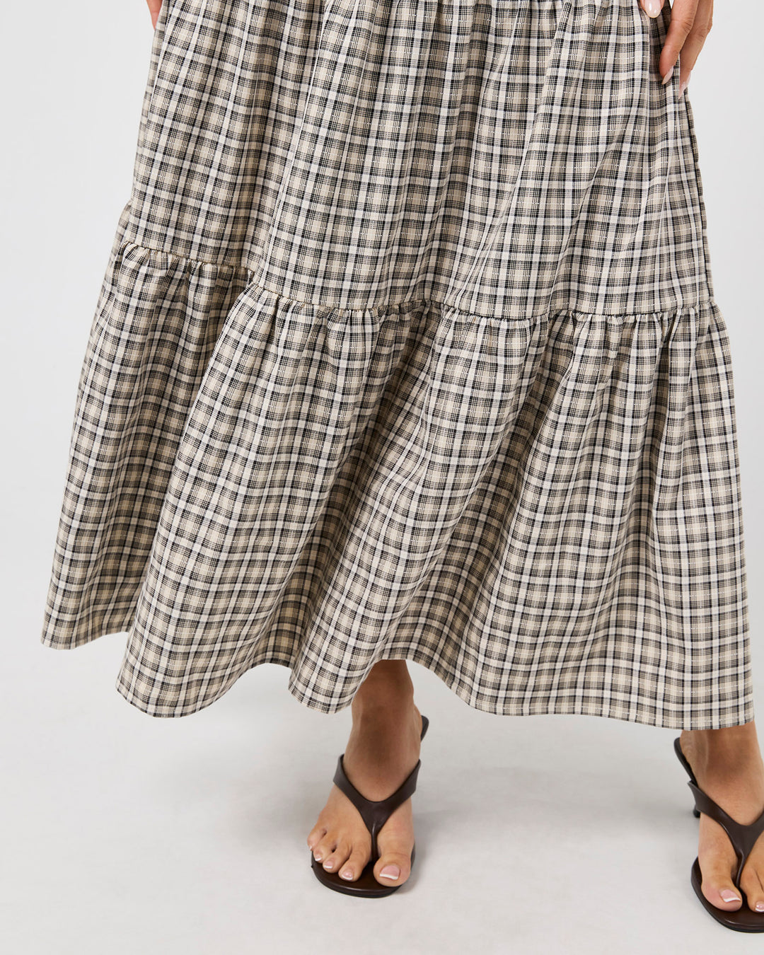 Tilda Maxi Skirt Check