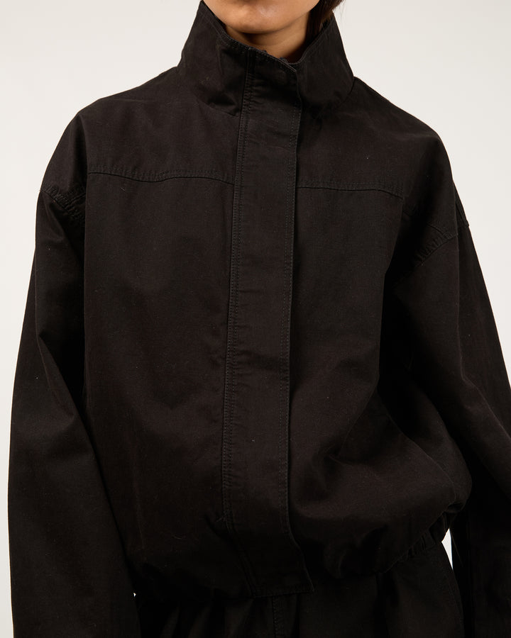 Margo Funnel Neck Jacket Black