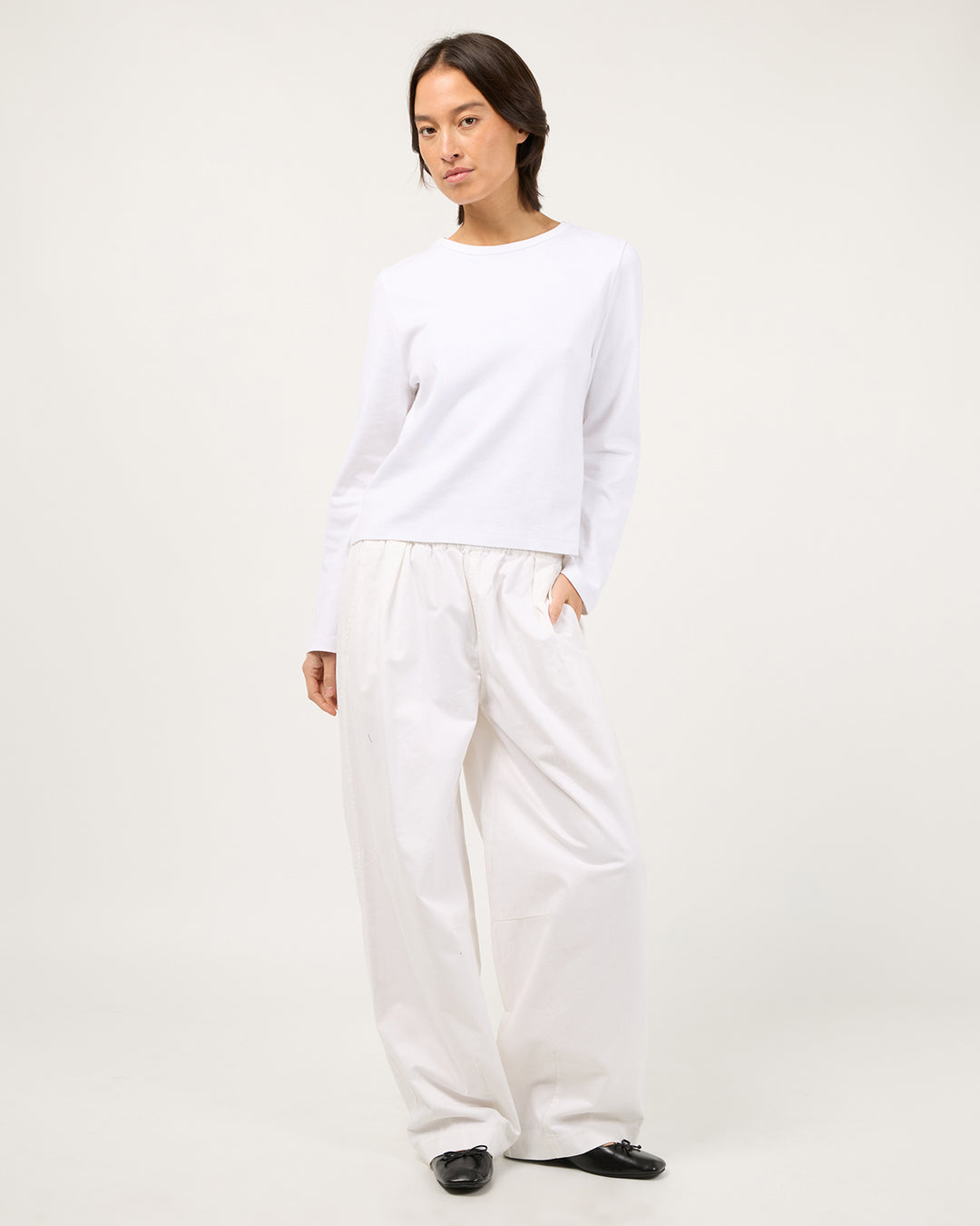 Margo Barrel Pant Vintage White