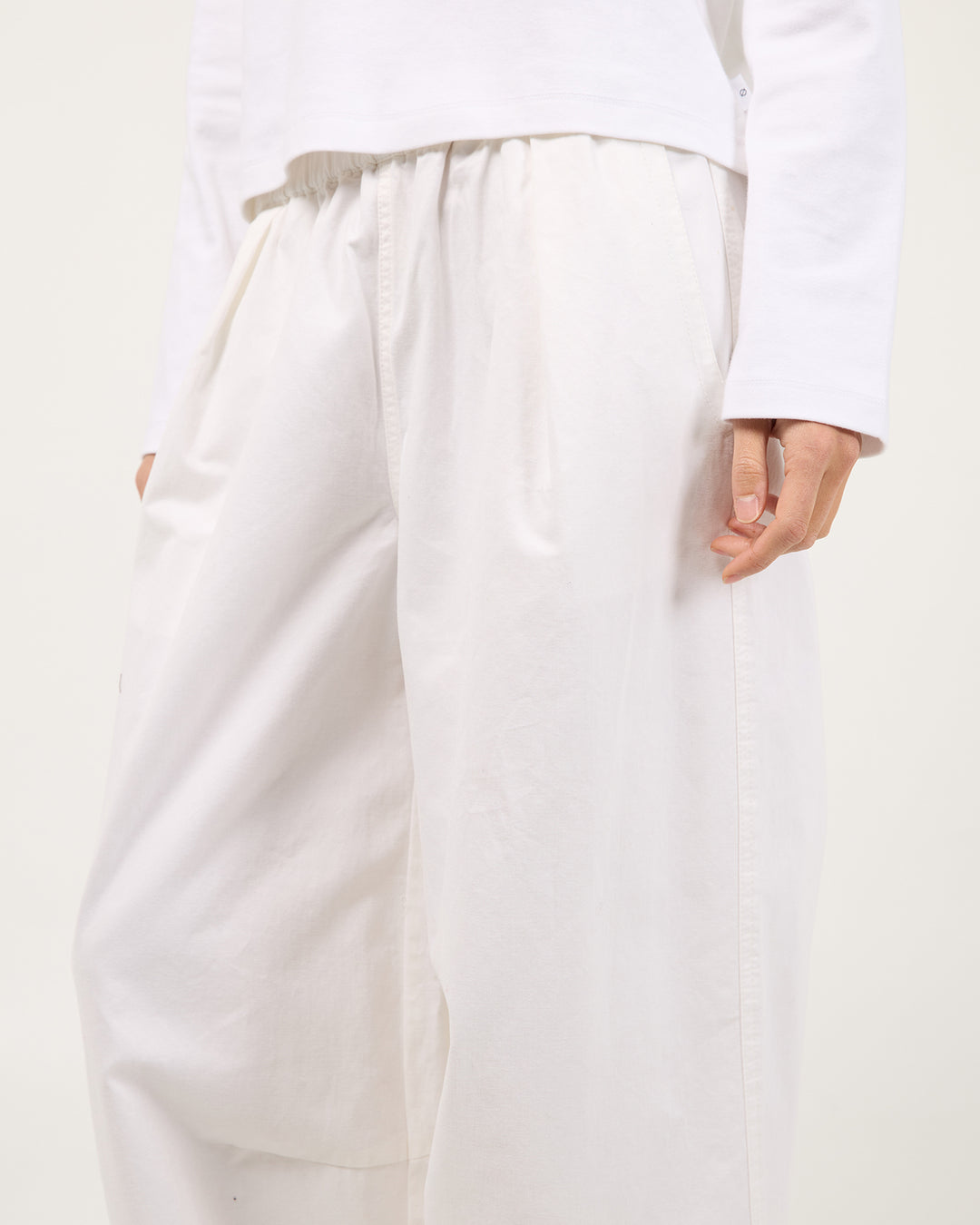 Margo Barrel Pant Vintage White