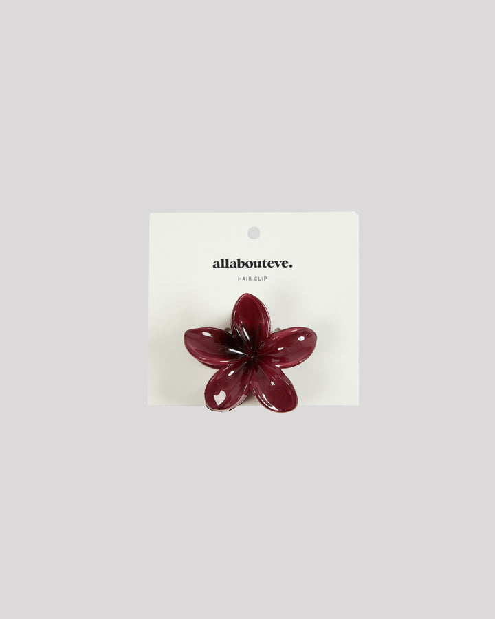 Ruby Hibiscus Hair Clip Port