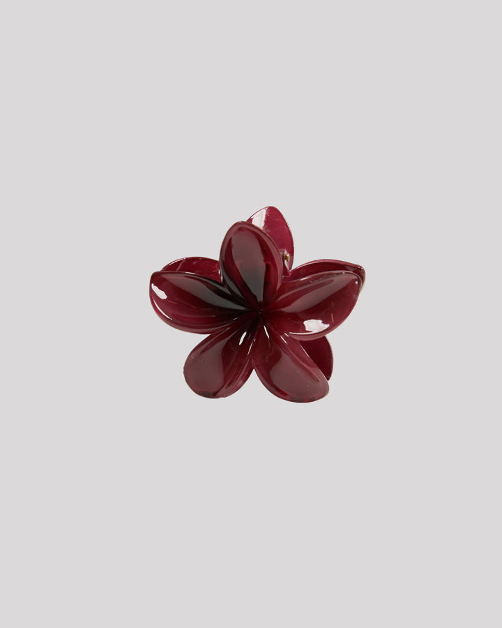Ruby Hibiscus Hair Clip Port
