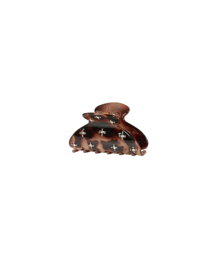 Willa Stud Hair Clip Tortoise