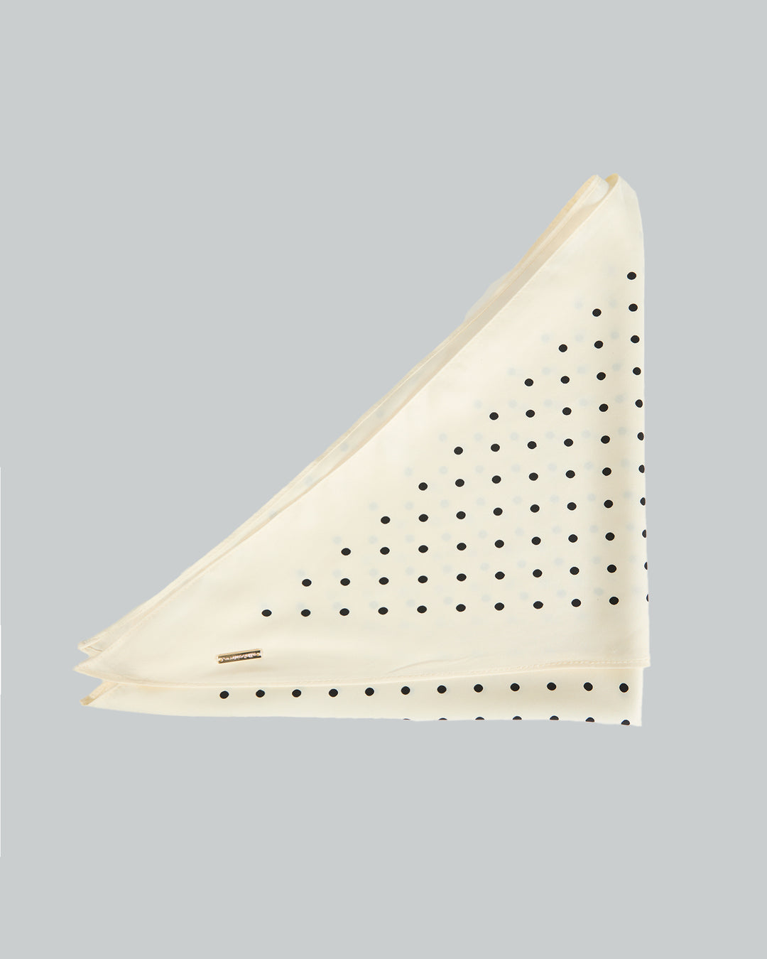 Raya Dot Scarf Vintage White