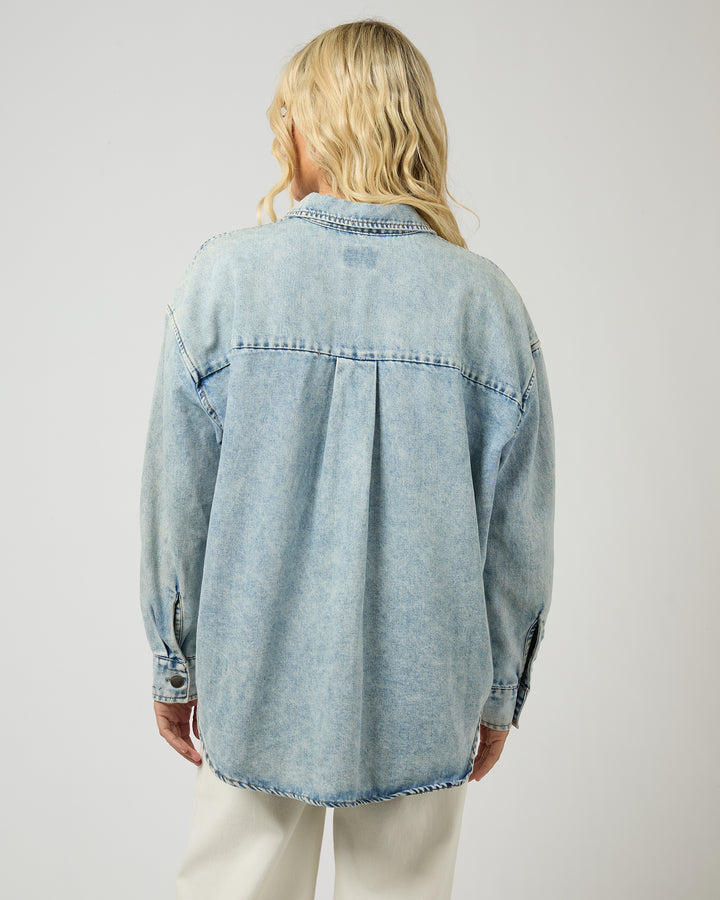 Maci Denim Shirt Light Blue