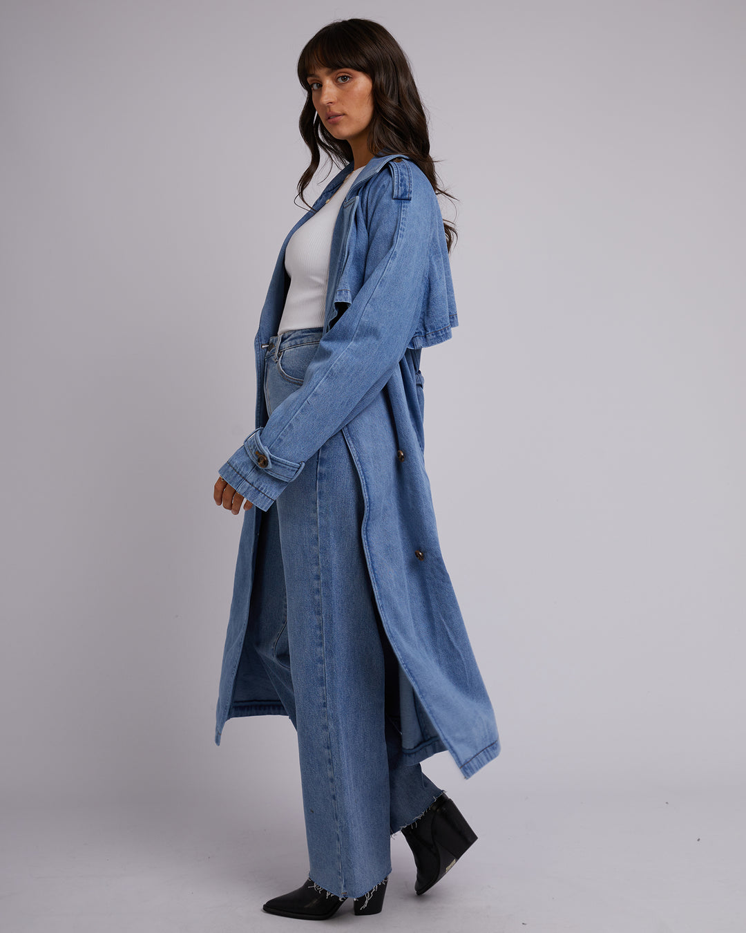 Rio Trench Coat Heritage Blue