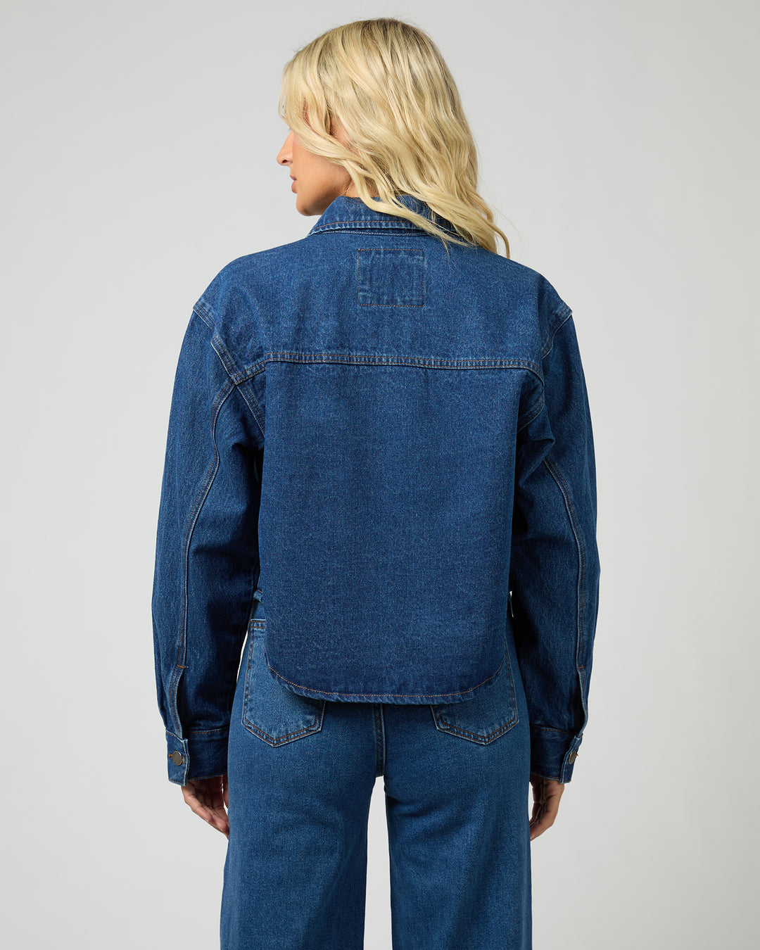 Banks Crop Jacket Heritage Blue