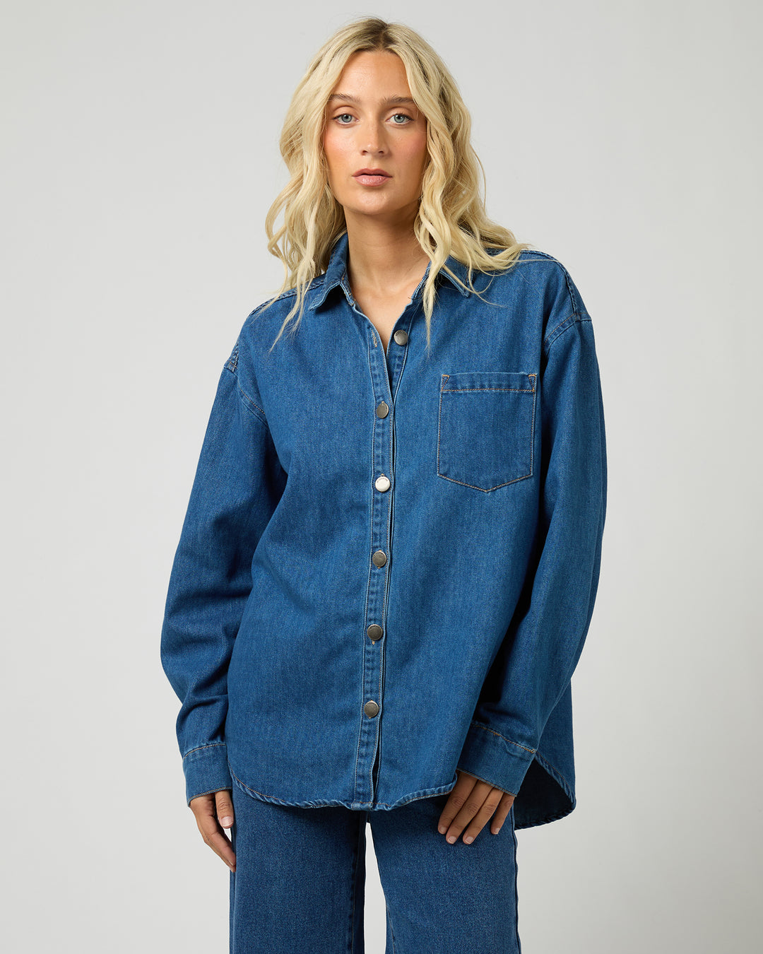 Maci Denim Shirt Heritage Blue