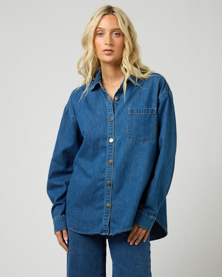 Maci Denim Shirt Heritage Blue