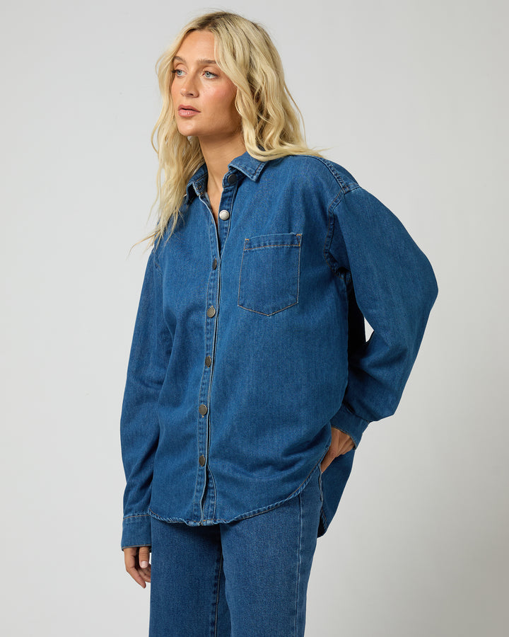 Maci Denim Shirt Heritage Blue