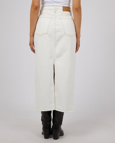 Ray Comfort Maxi Skirt Vintage White