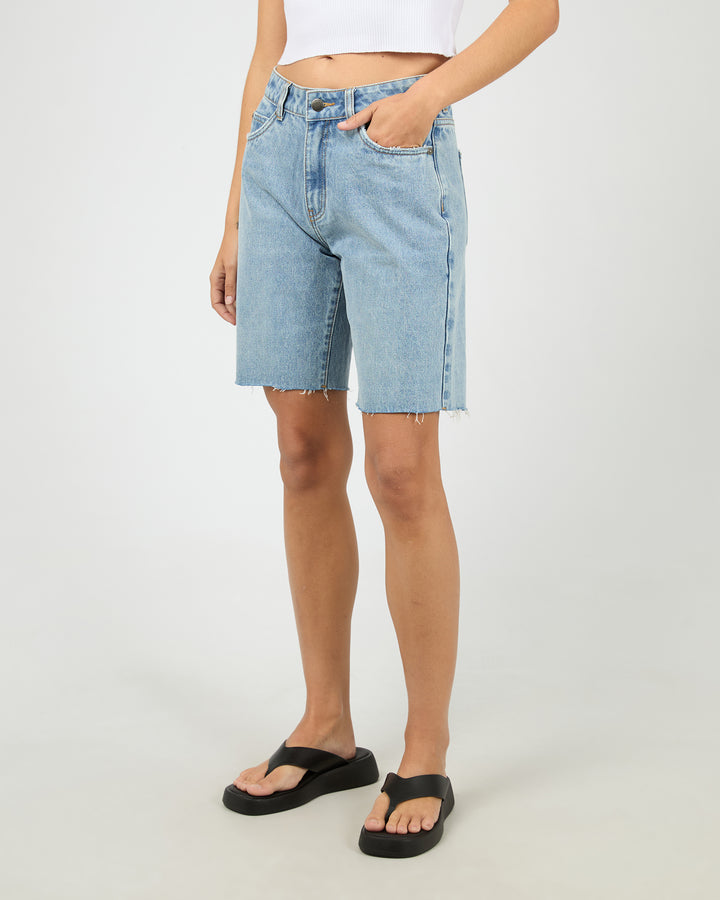 Lexie Denim Jort Light Blue