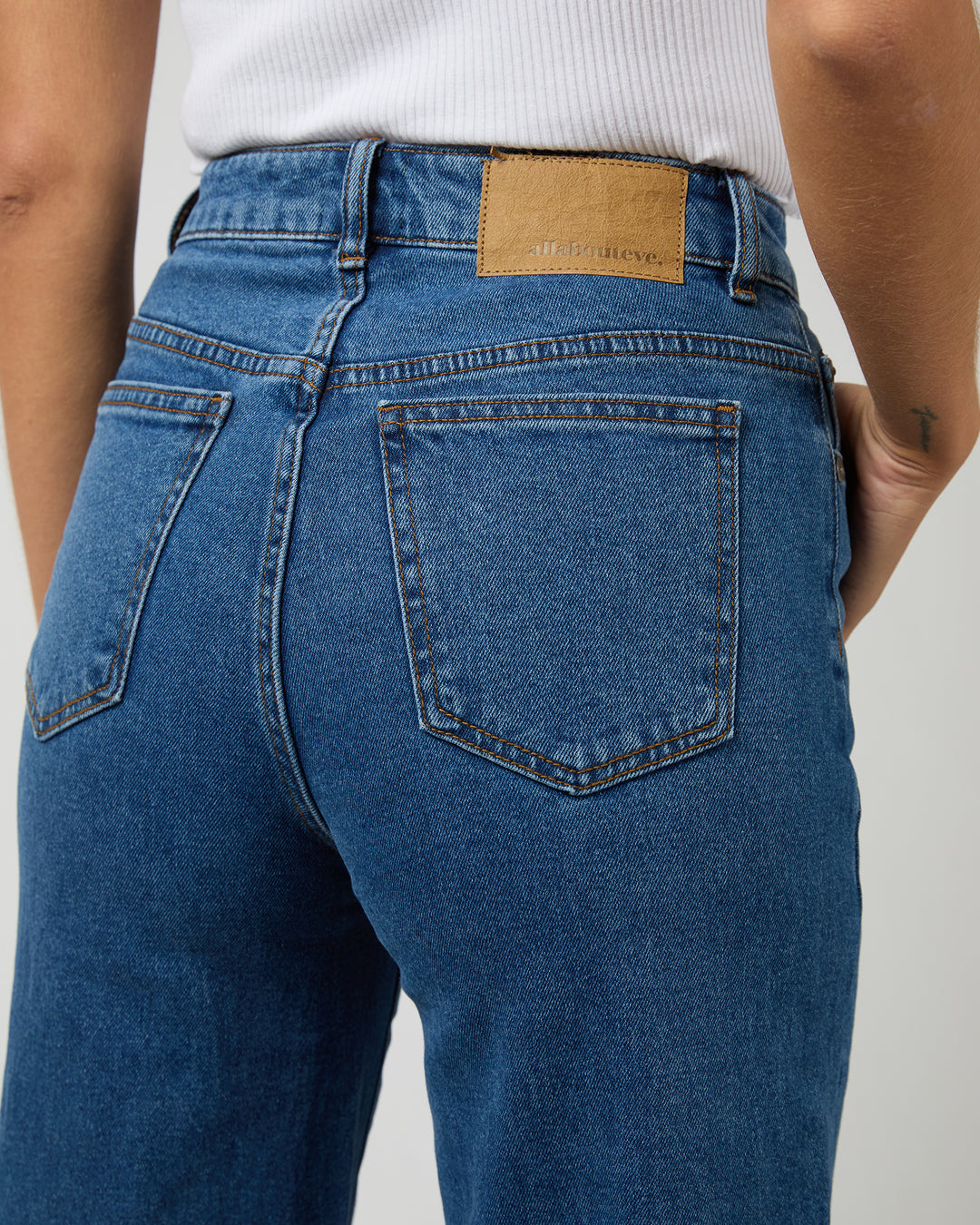 Jacqui Wide Leg Heritage Blue
