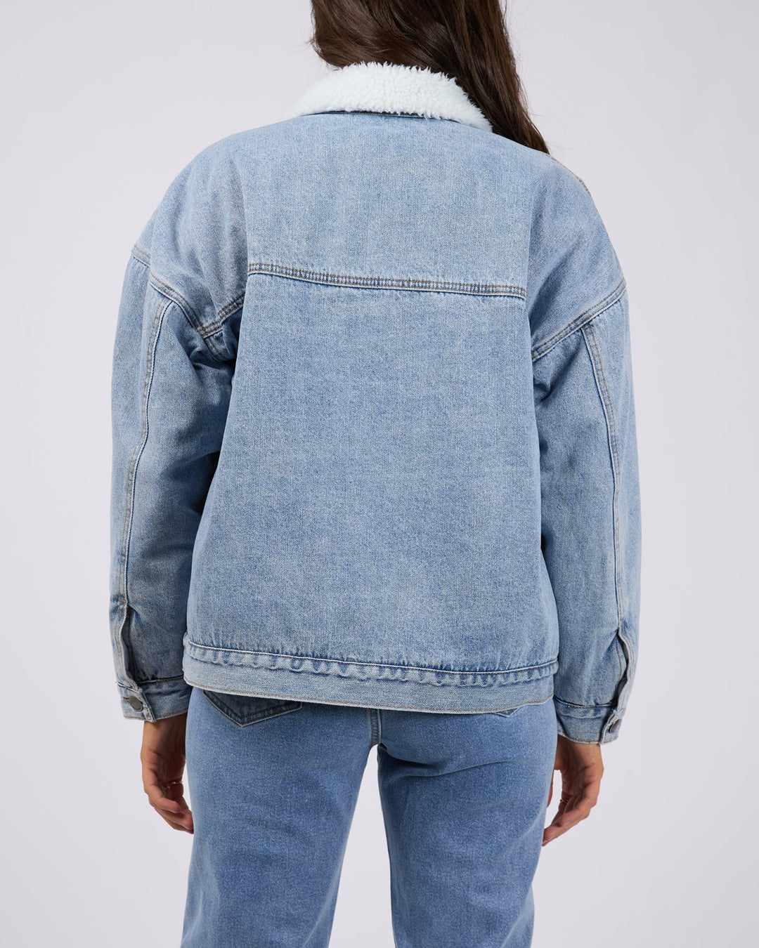 Flynn Sherpa Jacket Light Blue
