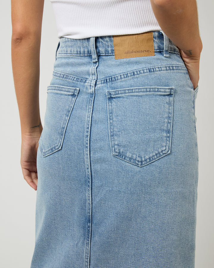 Becca Maxi Skirt Light Blue