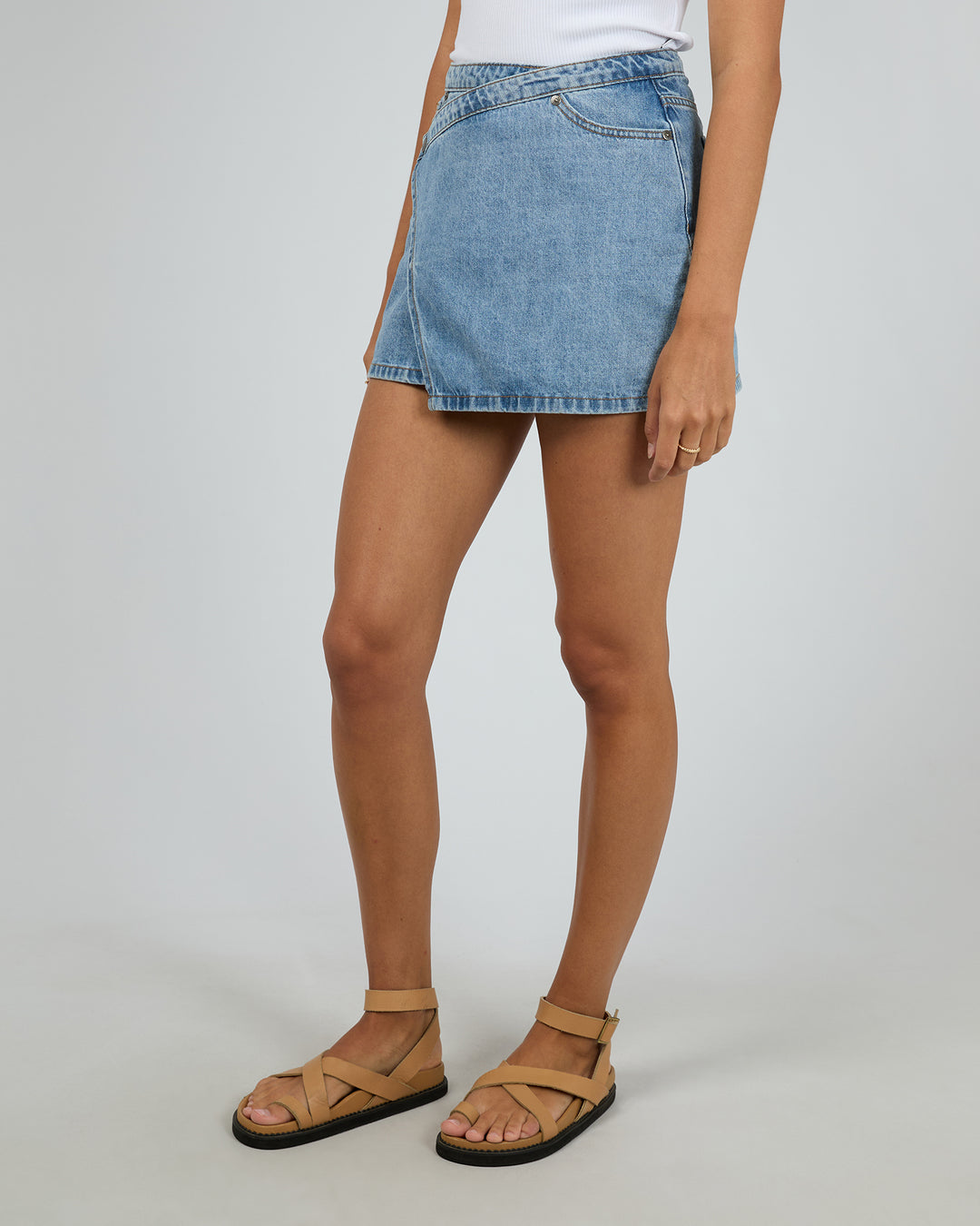 Lenni Mini Skort Light Blue