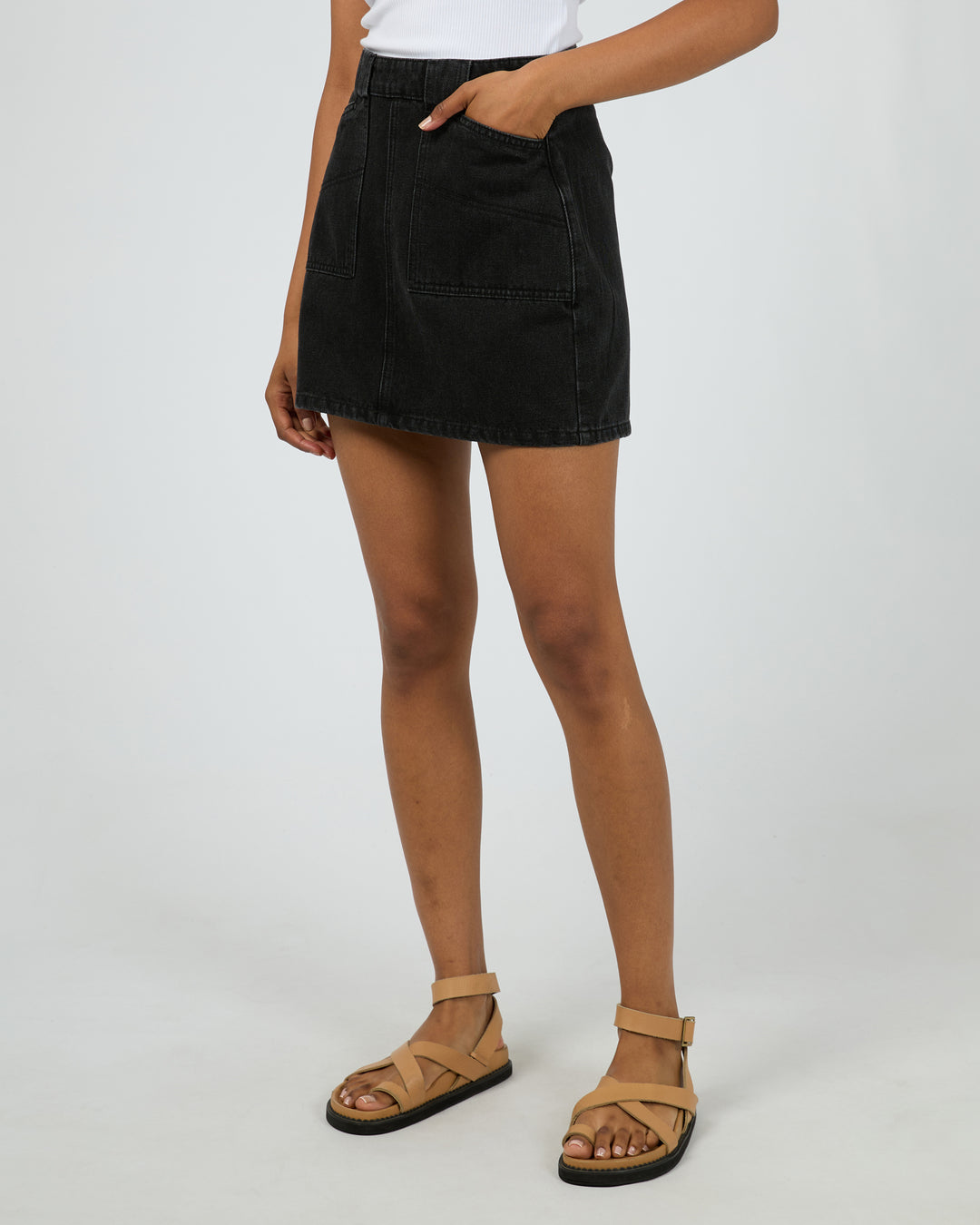 Becca Skirt Washed Black