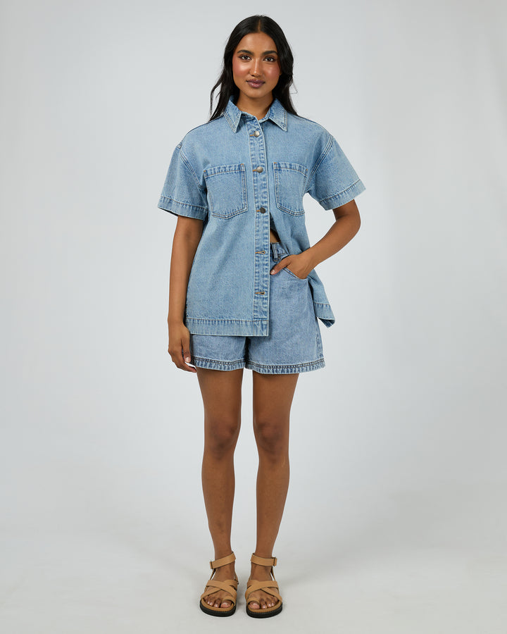 Simi Denim Shirt Light Blue