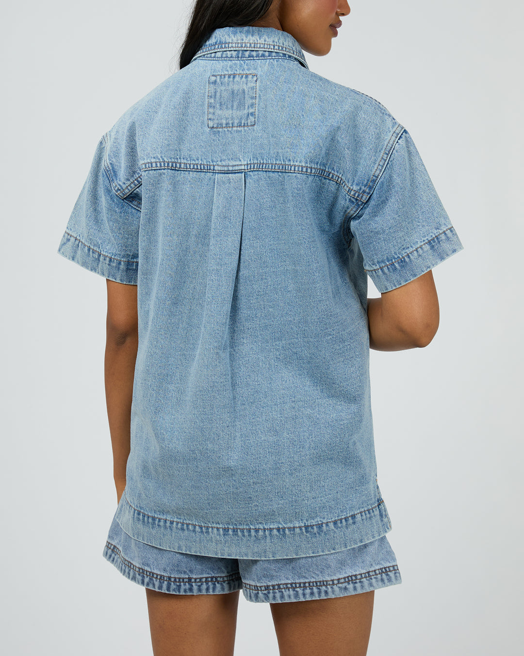 Simi Denim Shirt Light Blue