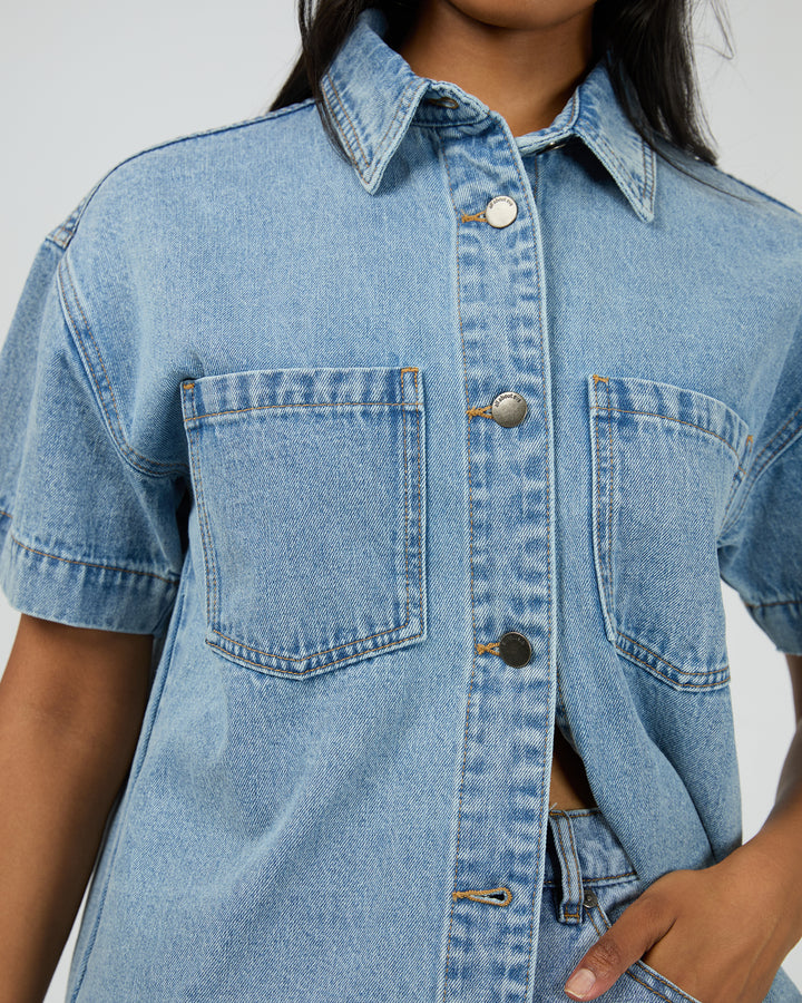 Simi Denim Shirt Light Blue