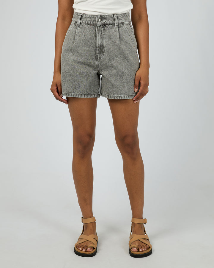 Stevie Denim Short Ash