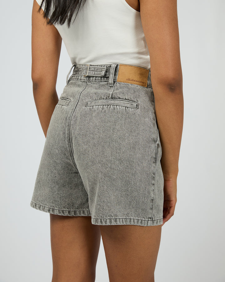 Stevie Denim Short Ash