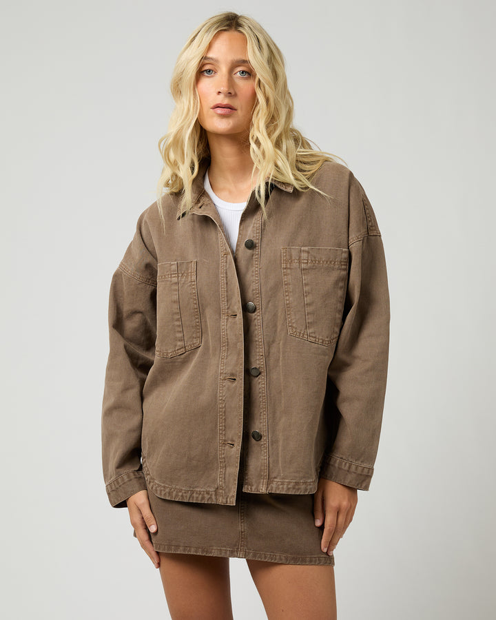 Dale Shacket Cocoa