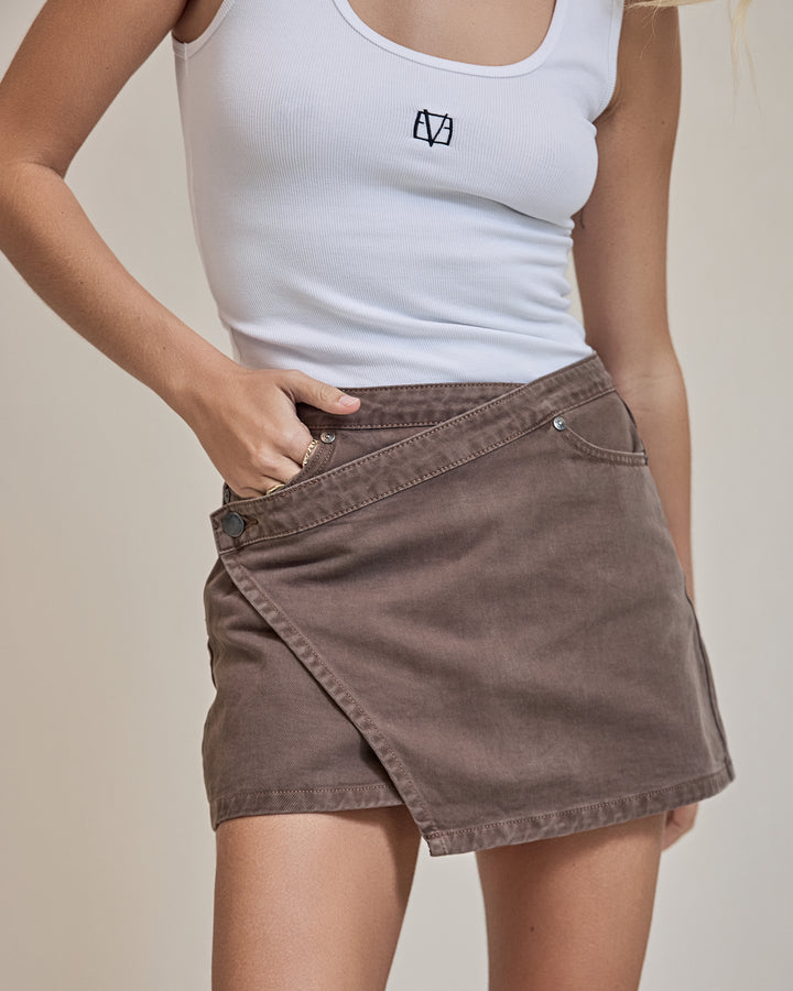 Lenni Mini Skort Cocoa