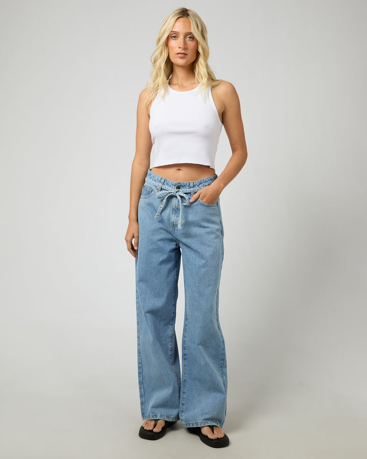 Gia High Rise Baggy Light Blue