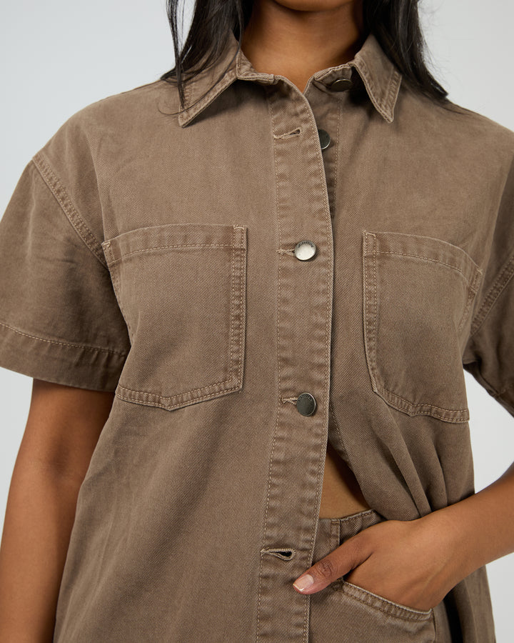Simi Denim Shirt Cocoa