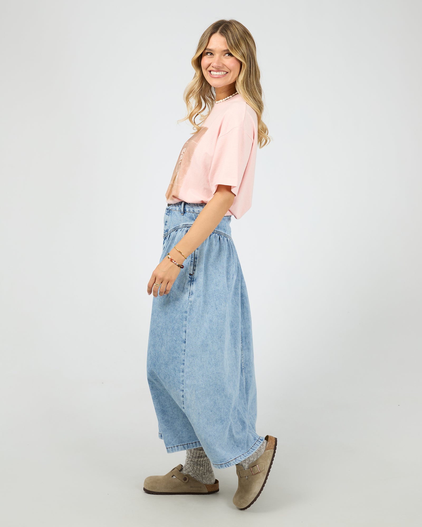 Arlo Maxi Skirt Light Blue – All About Eve Clothing