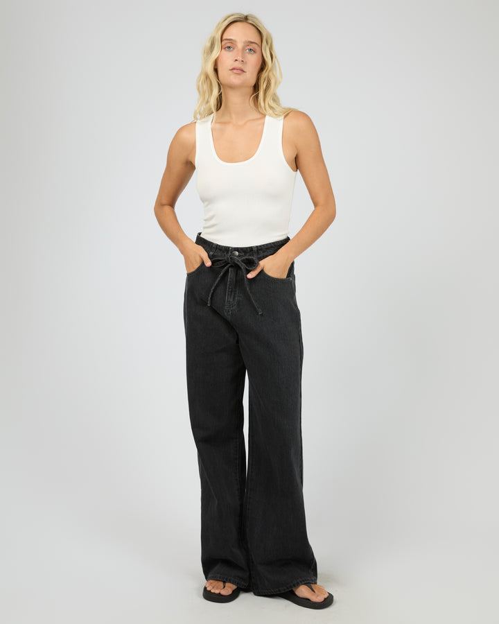 Gia High Rise Baggy Coal