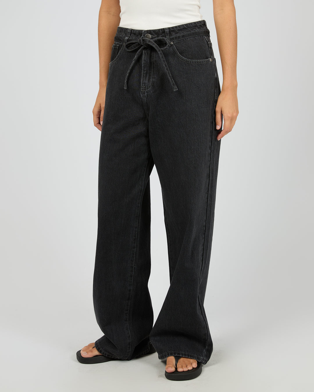 Gia High Rise Baggy Coal