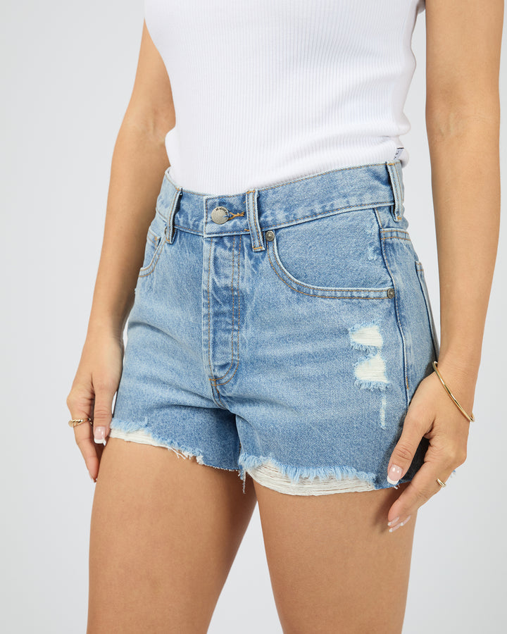 Avril Denim Short Light Blue