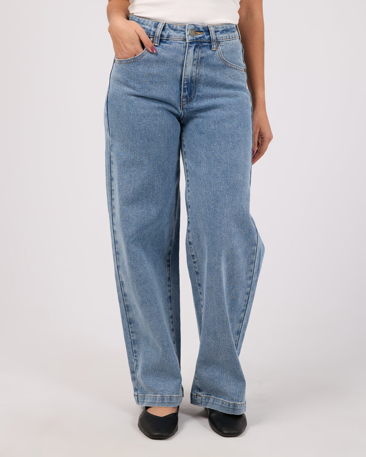 Jacqui Wide Leg Petite Light Blue