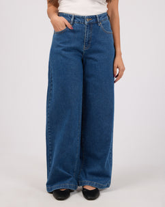 Jacqui Wide Leg Petite Denim