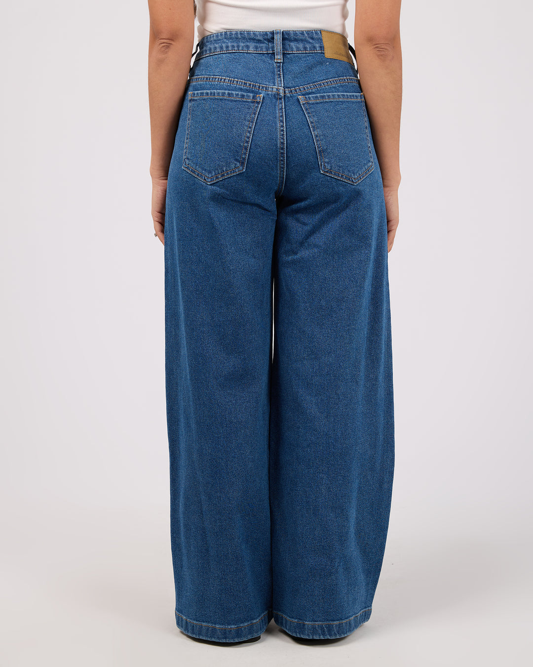 Jacqui Wide Leg Petite Denim