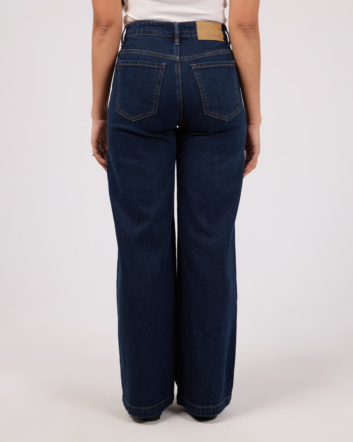 Jacqui Wide Leg Petite Indigo