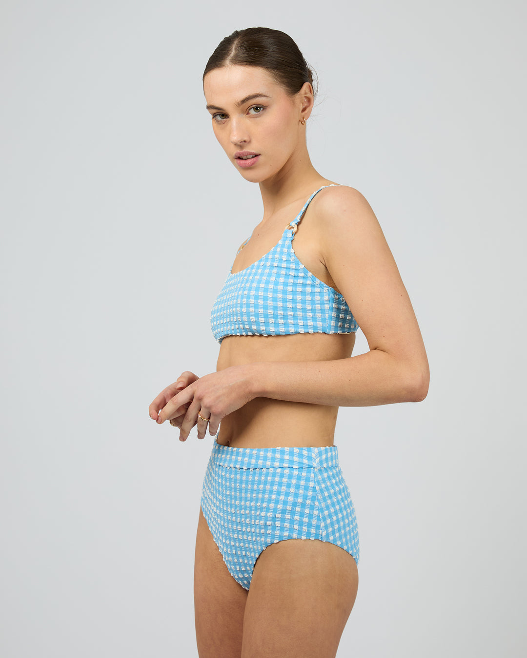 Poppy Bandeau Bikini Top Bright Blue