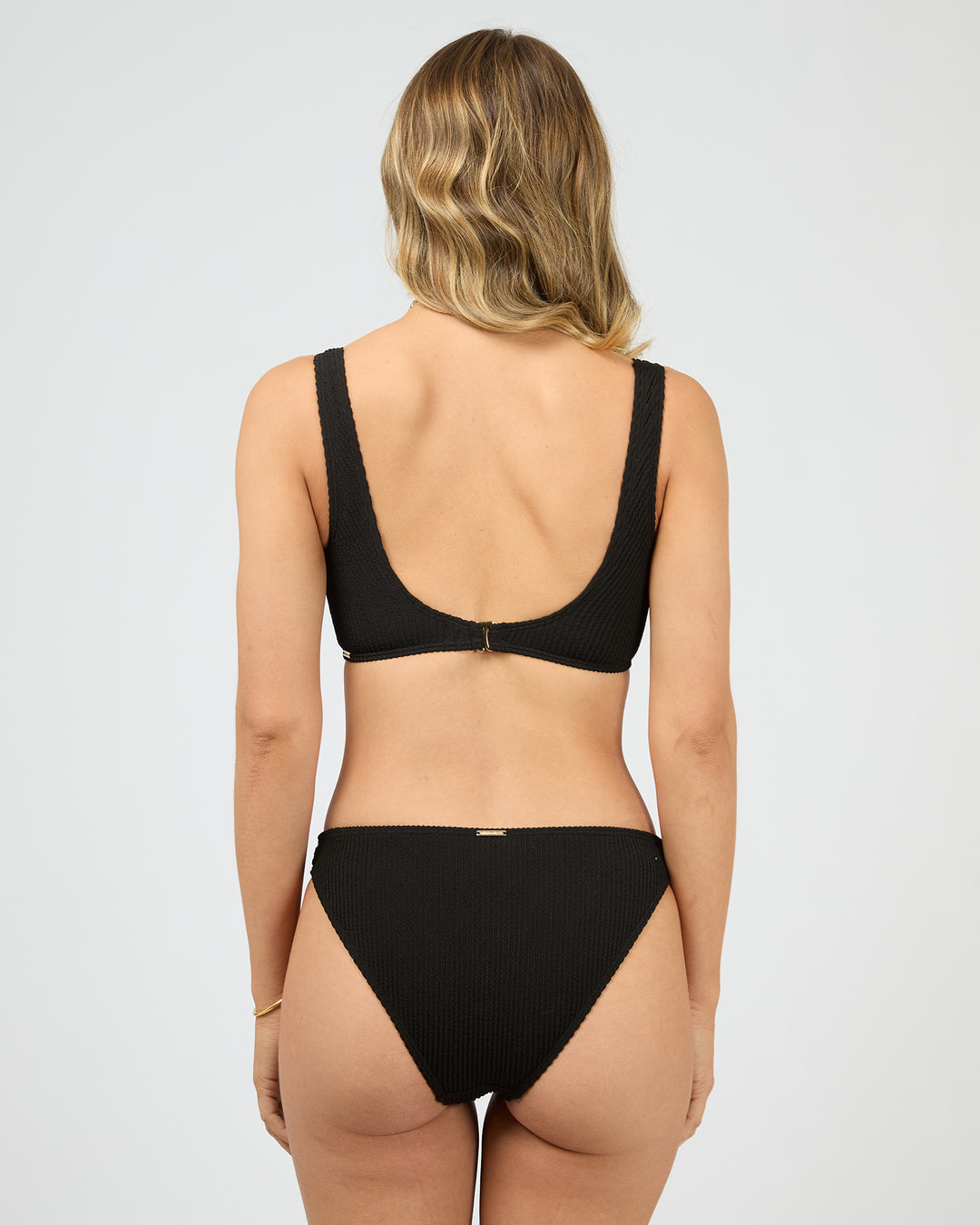 Phoenix Full Support Bralette D-DD Bikini Top Black