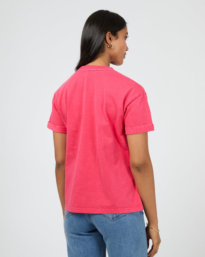 Aae Washed Tee Berry