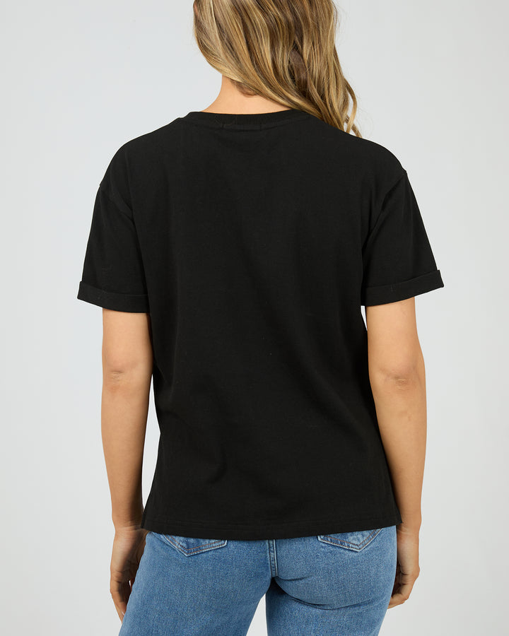 Aae Washed Tee Black