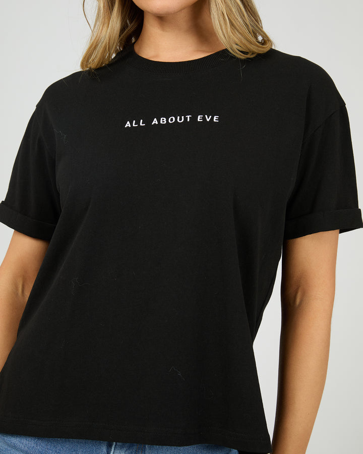 Aae Washed Tee Black