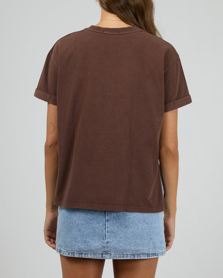 Aae Washed Tee Brown